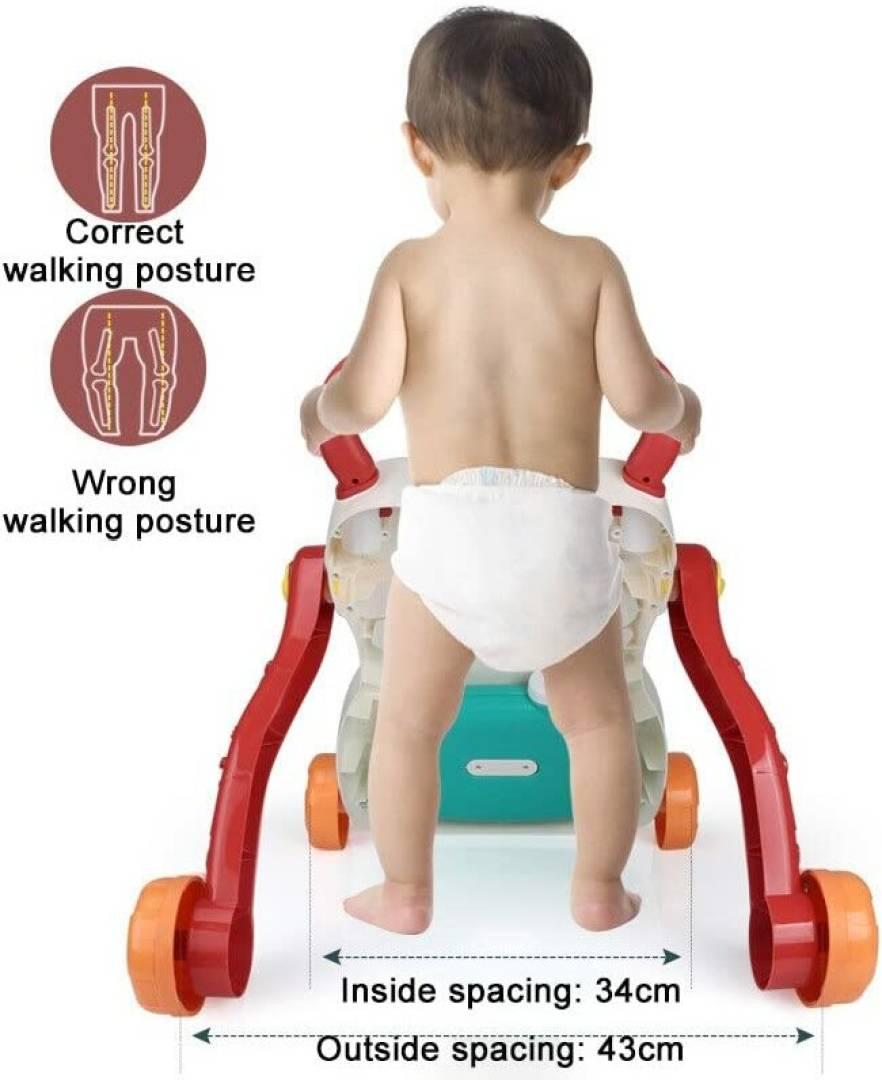 3 in 1 Musical activity Baby Walkers with Balance for Children Development  (Blue)