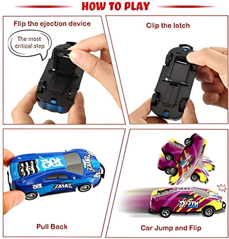 Collision Bounce Car Toy Kids, Flips Car Pull Back Car, Jumping Stunt Car,  (Multicolor)