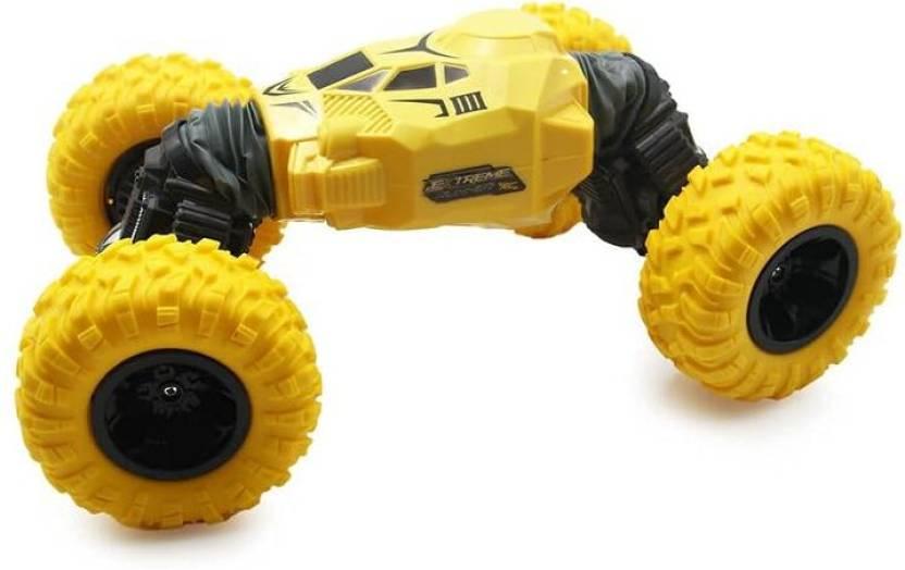 Big Size Double Sided Stunt Racing Moka 4-Wheel Drive Off Road  (Multicolor)