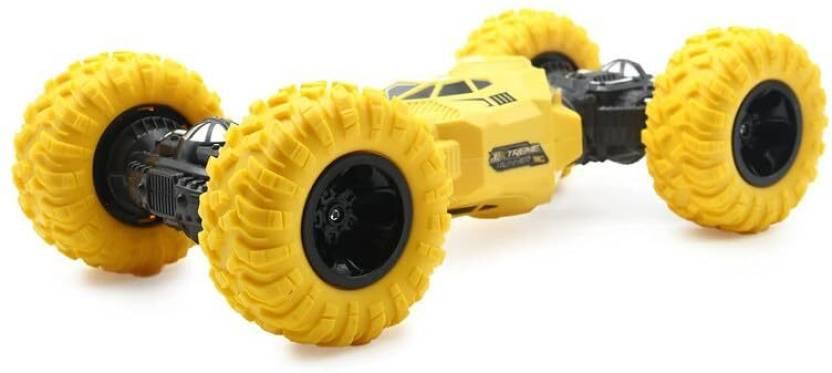 Big Size Double Sided Stunt Racing Moka 4-Wheel Drive Off Road  (Multicolor)