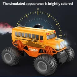 Big 1:16 Scale RC Monster Truck Spray All Terrain Stunt Racing Car (Multicolor)