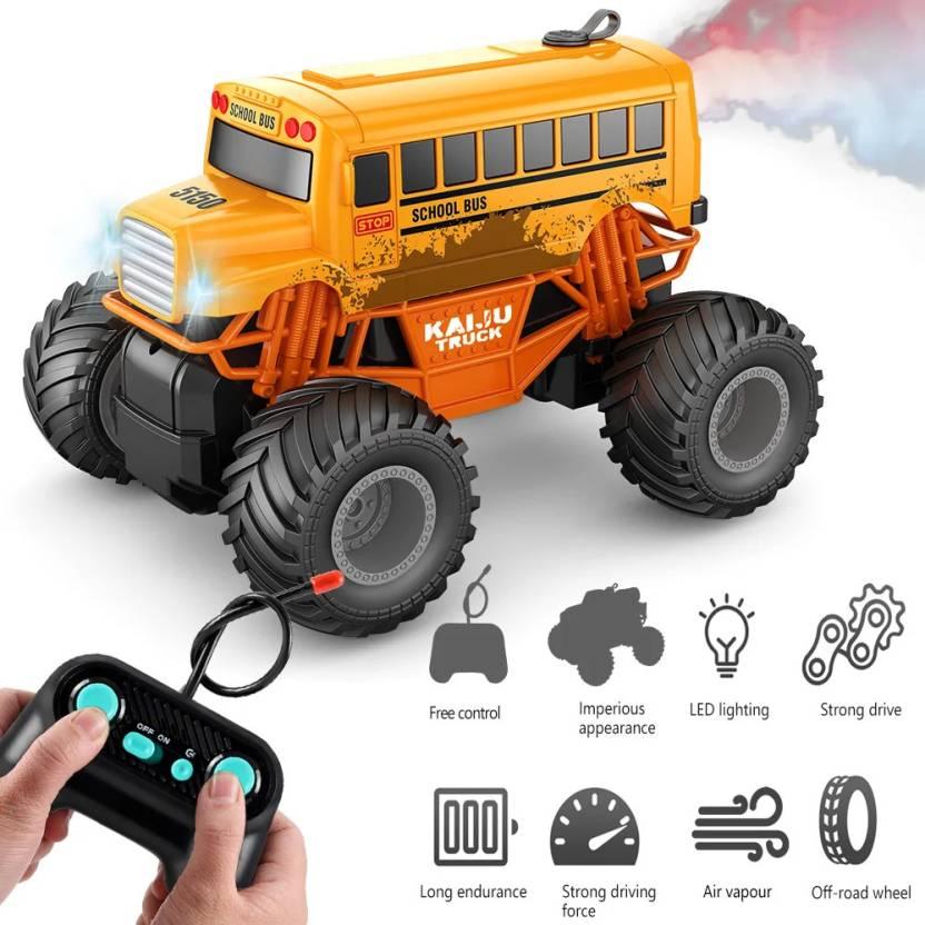 Big 1:16 Scale RC Monster Truck Spray All Terrain Stunt Racing Car  (Multicolor)
