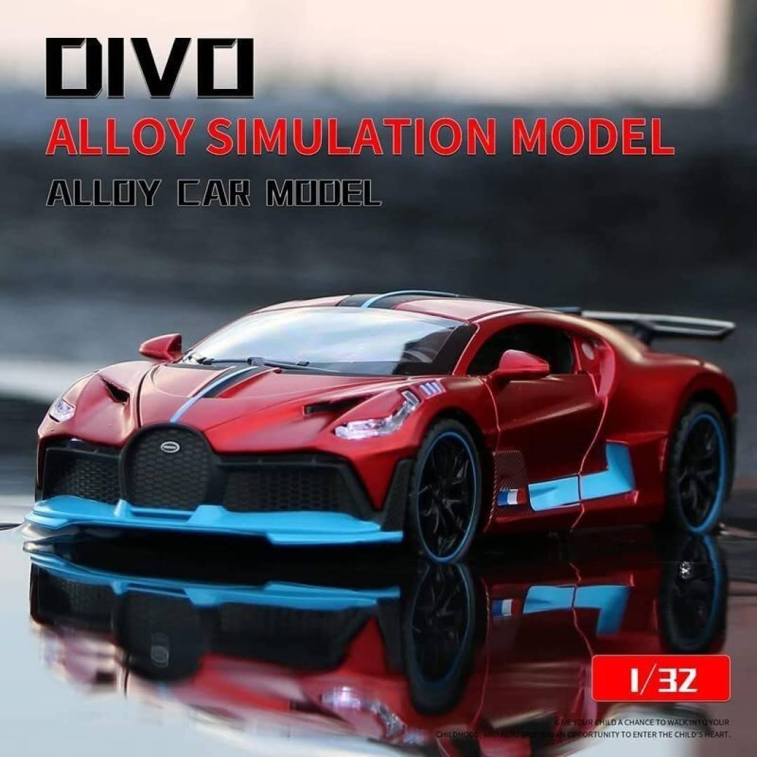 Bugatti Divo Die-Cast 1:32 Scale Model Metal Car with Light & Sound for Kids  (Multicolor, Pack of: 1)