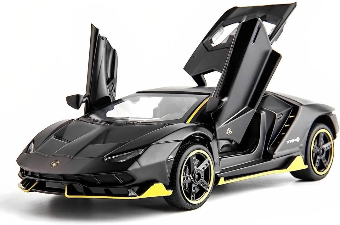 Die Cast Lamborghini 1:32 Scale Metal Body Alloy Toy Car with Light and Sound  (Multicolor, Pack of: 1)