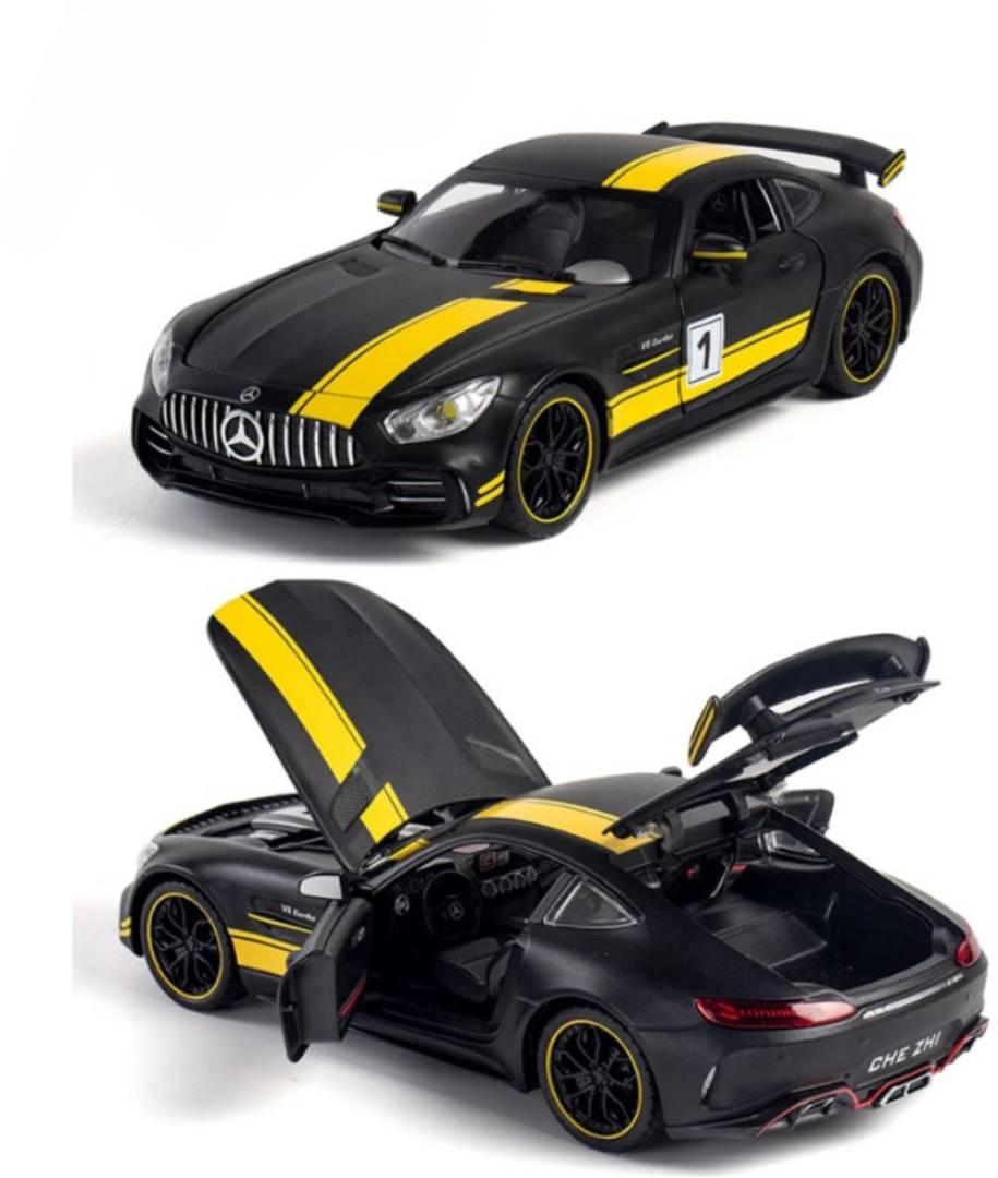 Mercedes Benz AMG GTR 1:32 Scale Metal Body Alloy Toy Car with Light and Sound  (Multicolor, Pack of: 1)