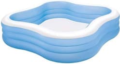 Intelligent Outdoor Intex (IND*26) Portable Beach Wave Lounge Swimming Pool Inflatable Swimming Pool (Multicolor)