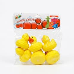 Kidoyz Splashy Duck Family – 6 Pcs Chu-Chu Toys