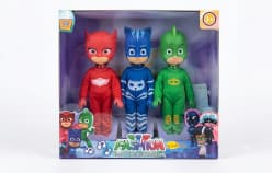 KIDOYZ PJ Mask Superhero Action Figure Toy Set for Kids – 3 Hero Character Dolls with Masks for Boys & Girls (Ages 3+)