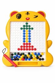 Kidoyz Magnetic Drawing Board – 80 Bead Magnetic Pen Board | Educational Activity Toy for Toddlers & Preschool Kids (3+ Years)