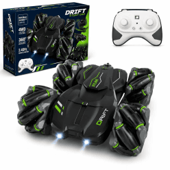 Kidoyz Remote Control Drift Stunt Car 4WD | 360° Rotating | DualSided Climbing | High-Speed Tumbling | Rechargeable Stunt Car | C-Type Charging