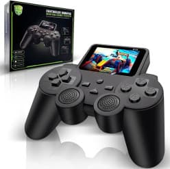 Kidoyz S10 Controller Gamepad Digital Game Player | 520 Classic Games, 3 Inch Screen, TV Connect, Rechargeable Handheld Console for Kids