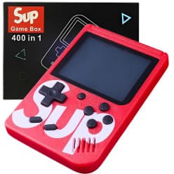 Kidoyz SUP Game Box 400 in 1 Handheld Video Game Console | 3 Inch Colour Screen, Rechargeable Retro Game Player for Kids