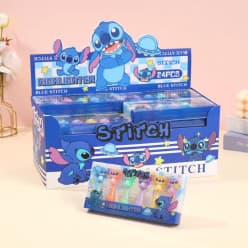 Stitch Cute Mini Highlighter Pens Set for Kids | Pastel Marker Stationery | Color as per Stock dispatched | Pack of 1 Pc