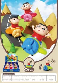 Shinchan Press & Go Friction Plane Toy for Kids | Color as per Stock dispatched | Pack of 1 Pc
