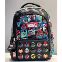 Marvel Superhero Comic Print School Backpack for Kids | Pack of 1 Pc