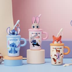 Zootopia Water Bottle for Kids | Style 2 | Color as per Stock dispatched | Pack of 1 Pc