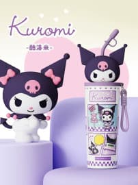 Kuromi Water Bottle for Kids | 700 ml | Color as per Stock dispatched | Pack of 1 Pc