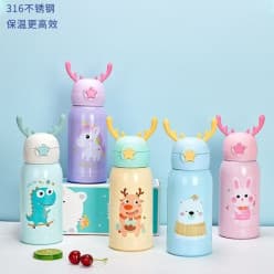 Insulated Water Bottle | 500 ml | Style 10 | Color as per Stock dispatched | Pack of 1 Pc