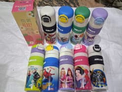 Disney Water Bottle for Kids | 520 ml | Color as per Stock dispatched | Pack of 1 Pc
