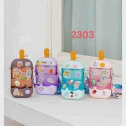 Ice Cream Shaped Water Bottle for Kids | Color as per Stock dispatched | Pack of 1 Pc