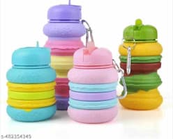 Burger Water Bottle for Kids | Color as per Stock dispatched | Pack of 1 Pc