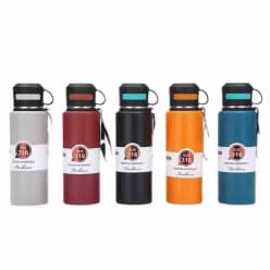 Stainless Steel Water Bottle | 800 ml | Color as per Stock dispatched | Pack of 1 Pc