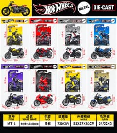 Hot Wheels Die-Cast Metal Toy Motorcycle for Kids | Assorted Bike Designs | Color as per Stock dispatched | China Item | Limited Stock