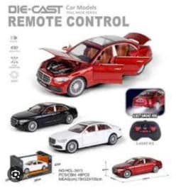 Die-Cast Remote Control Luxury Sedan & G-Wagon SUV with Smoke Effect | Chargeable RC Car | Color as per Stock dispatched