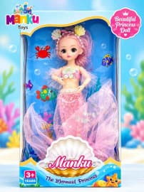 Mermaid Doll for Girls | Fashion Doll Toy | Kidoyz MT3011