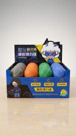 Rubber Elastic Ball Box (Pack of 24) | Return Gift Toys for Kids