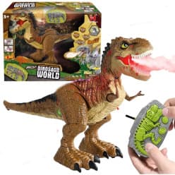 Remote Control Dinosaur Toy with Lights and Sound Multicolour Walking T-Rex for Kids Ages 3+