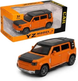 Kidoyz Defender Die-Cast Metal 1:36 Scale Toy Car | Small Alloy Model Car | Collectible Car Toy for Kids | Color As Per Stock