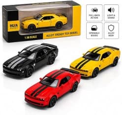 Kidoyz Hellcat Die-Cast 1:36 Scale Metal Toy Car | Small Alloy Model Car | Collectible Car Toy for Kids | Color As Per Stock