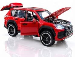Kidoyz 1:32 Scale Land Cruiser Die-Cast Metal Toy Car | Medium Alloy Model Car | Collectible Car Toy for Kids | Color As Per Stock