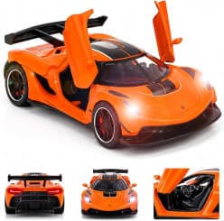 Kidoyz 1:32 Scale Jesko Die-Cast Metal Toy Car | Medium Alloy Model Car | Collectible Car Toy for Kids | Color As Per Stock
