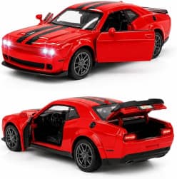 Kidoyz 1:32 Scale Challenger Die-Cast Metal Toy Car | Medium Alloy Model Car | Collectible Car Toy for Kids | Color As Per Stock