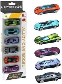 Kidoyz Single Racing Car Die-Cast Metal Toy Car | Alloy Model Car | Collectible Car Toy for Kids | Color As Per Stock