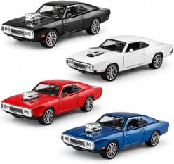 Kidoyz Dodge Die-Cast Metal Toy Car | Large Alloy Model Car | Collectible Car Toy for Kids | Color As Per Stock