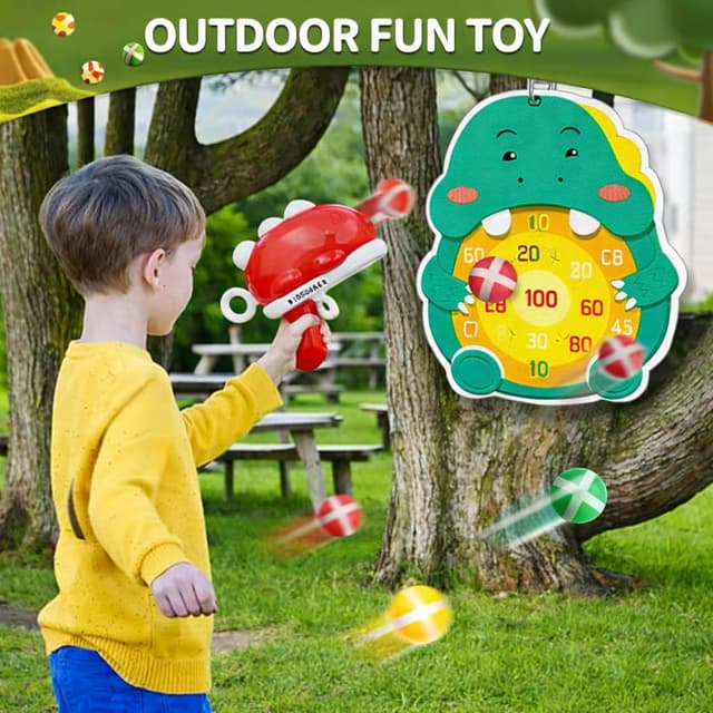 Target Ballls Dino Target Ball Shooting Game | Kidoyz